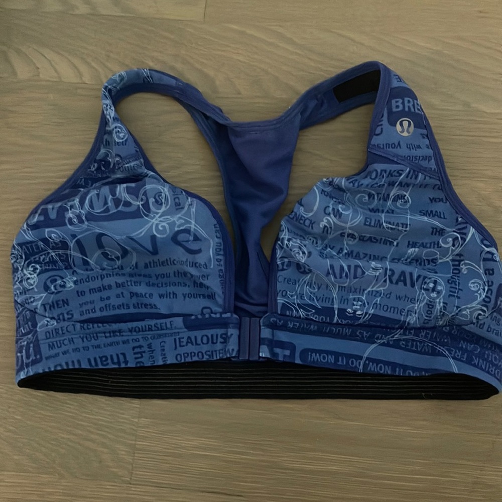 Lululemon front close Bra rare
